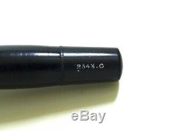 Montblanc 234 1/2 Piston Fountain Pen In Black Masterpeace Model Vintage