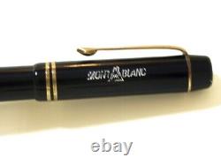 Montblanc 234 1/2 Piston Fountain Pen In Black Vintage