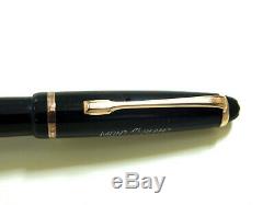 Montblanc 242 G Piston Fountain Pen In Black Vintage