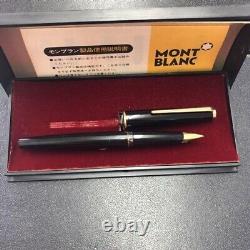 Montblanc 310 Black & Gold Fountain Pen Extra Fine Nib Unused