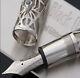 Montblanc Atlier Prive Black Widow Solid White Gold Fountain Pen Edition Of 8