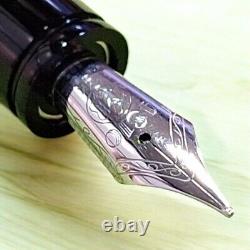 Montblanc Black Fountain Pen Classic Design and Smooth Made in Germany