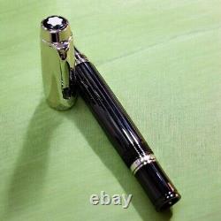 Montblanc Black Fountain Pen Classic Design and Smooth Made in Germany