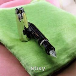 Montblanc Black Fountain Pen Classic Design and Smooth Made in Germany