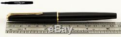 Montblanc Classic Piston Fountain Pen No. 320 in Black-Gold with 14 K M-nib