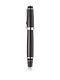 Montblanc Fountain Pen Boheme 14k Retractable Nib Black Amethyst Jemstone