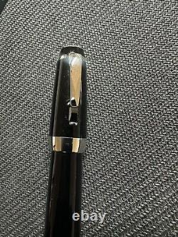 Montblanc Fountain Pen Boheme 14K retractable nib Black Amethyst Jemstone