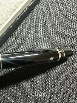 Montblanc Fountain Pen Boheme 14K retractable nib Black Amethyst Jemstone