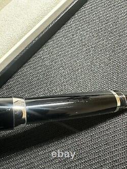 Montblanc Fountain Pen Boheme 14K retractable nib Black Amethyst Jemstone