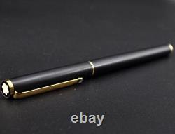 Montblanc Fountain Pen Resin Black White Star