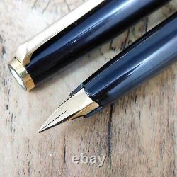 Montblanc Fountain Pen Vintage Black Gold Germany Made A253