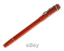 Montblanc Heritage Rouge Et Noir Coral Special Ed AKA M25740 Fountain Pen 114725