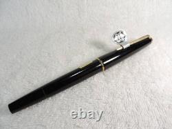 Montblanc Inhalation Fountain Pen Black Nib Ef Fine Point Gold 585 K14 No. 420