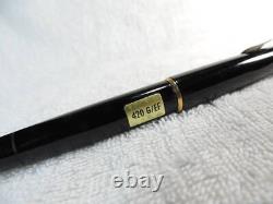 Montblanc Inhalation Fountain Pen Black Nib Ef Fine Point Gold 585 K14 No. 420