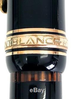 Montblanc Masterpiece Fountain Pen 14C585 Black type M from Japan