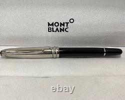 Montblanc Meister stuck Black Body Silver Cap Fountain Pen