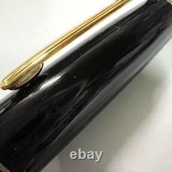 Montblanc Meisterstuck 146 Fountain Pen 14K B Nib Black White Star