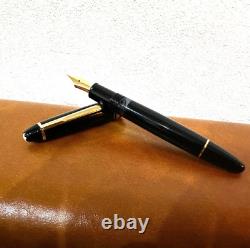 Montblanc Meisterstuck 146 Fountain Pen Nib 14K Gold 4810 Black used from japan