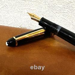 Montblanc Meisterstuck 146 Fountain Pen Nib 14K Gold 4810 Black used from japan