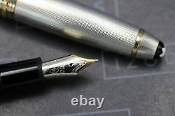 Montblanc Meisterstuck 146 LeGrand AG925 Solitaire Barley Fountain Pen