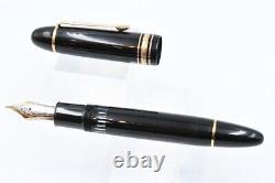 Montblanc Meisterstuck 149 14C 4810 585 Black Fountain Pen used