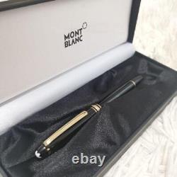 Montblanc Meisterstuck 149 14C 4810 Black and Gold Fountain Pen withBox and Case