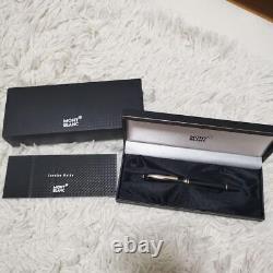 Montblanc Meisterstuck 149 14C 4810 Black and Gold Fountain Pen withBox and Case