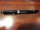 Montblanc Meisterstuck 149 Black & Gold Diplomat Fountain Pen 14k With Ink Refills