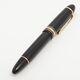 Montblanc Meisterstück 149 Fountain Pen Resin X Gp Black×gold Pen Nib 14c Gold X