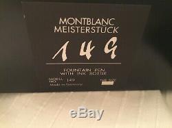 Montblanc Meisterstuck 149 black Fountain Pen by MontBlanc
