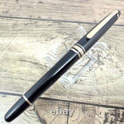 Montblanc Meisterstuck 14k-585 Nibf Fountain Pen Vintage Black Germany A448
