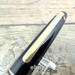 Montblanc Meisterstuck 14k-585 Nibf Fountain Pen Vintage Black Germany A448