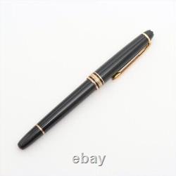 Montblanc Meisterstuck Classic Fountain pen Resin x GP Black×Gold