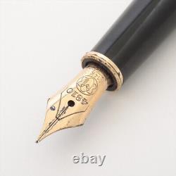 Montblanc Meisterstuck Classic Fountain pen Resin x GP Black×Gold