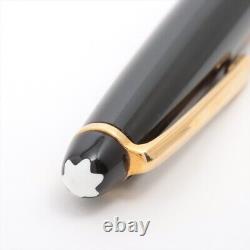 Montblanc Meisterstuck Classic Fountain pen Resin x GP Black×Gold