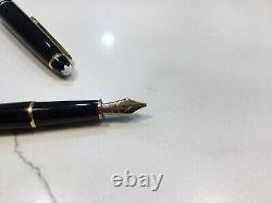 Montblanc Meisterstuck Fountain Pen 144 Gold OB Nib 14k 585 Made In Germany