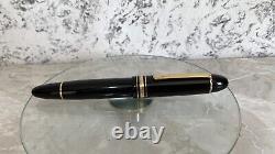 Montblanc Meisterstuck Fountain Pen 149 Black Au 750 Gold Nib