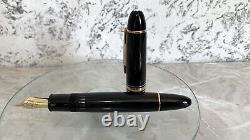 Montblanc Meisterstuck Fountain Pen 149 Black Au 750 Gold Nib