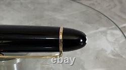 Montblanc Meisterstuck Fountain Pen 149 Black Au 750 Gold Nib