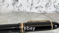 Montblanc Meisterstuck Fountain Pen 149 Black Au 750 Gold Nib