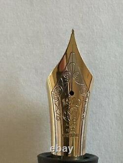 Montblanc Meisterstück Gold Coated 149 Fountain Pen EF Nib with MB ink