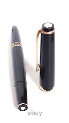 Montblanc Meisterstück No. 14 Fountain Pen-14 k Gold Black Resin