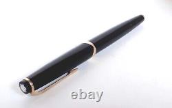 Montblanc Meisterstück No. 14 Fountain Pen-14 k Gold Black Resin