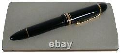 Montblanc Meisterstuck No 149 Black Fountain Pen & Box 14K Germany