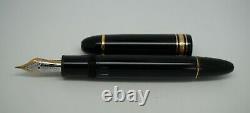 Montblanc Meisterstuck No 149 Black Fountain Pen & Box 14K Germany