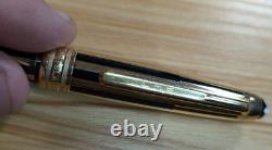 Montblanc Meisterstuck Solitaire Gold & Black Fountain Pen 35979