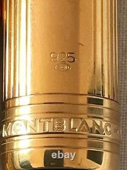 Montblanc Meisterstuck Solitaire Vermeil LeGrand 146 Pinstripe 18k M Nib