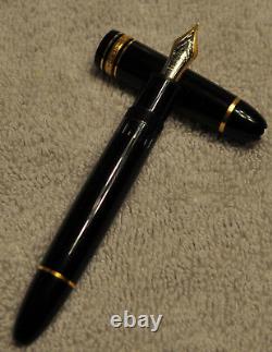 Montblanc MeisterstuckE Black #149 NIB 14K 585 GOLD Germany Fountain Pen