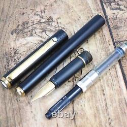 Montblanc Noblesse Black Fountain Pen Vintage Germany A258