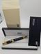 Montblanc Queen Elizabeth Fountain Pen New Boxed Black And Gold